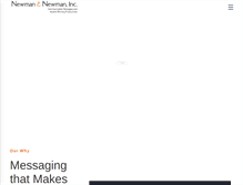 Tablet Screenshot of newmanandnewmaninc.com